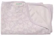 Woolbabe: Merino/Organic Cotton Swaddle/Blanket - Mauve Manuka