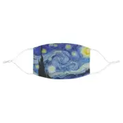 The Starry Night (1889) - Vincent Van Gogh Fabric Face Mask