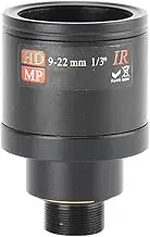 Tihebeyan High Definition CCTV Lens for Camera, Manual Adjustment Lens of 9-22 Mm MTV, Admits HD Pixels for Clear Image Quality, Long Useful Life for Security Camera