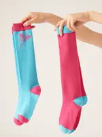 [Modibodi Teen] Organic Cotton Sock 2 Pack Busy Bee Multi OSFM (AU 3-8)