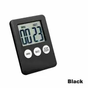 Black Magnetic LCD Digital Kitchen Timer Countdown Town 99 Minute Electronic