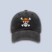 在飛比找ETMall東森購物網優惠-新款海賊王棒球帽動漫羅外科醫生路飛運動男戶外遮陽防曬鴨舌帽