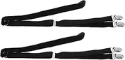[Holibanna] 2pairs Adjustable Non- Garters Clips for Men Shirt Stays Elastic Tucking Belt for Business and Formal Occasions Discreet Design Neat Appearance