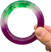 [Generic] Tri-Color Round Bar Jade Bracelet Jade Glass Kind Old Keng Yang Green Violet Jade Bracelet