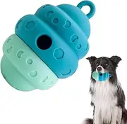 Dog Treat Feeder - Slow-Feeding Treat Dispensing Ball - Chew-Proof Silicone Senior Pet Snuffle Game for High-Energy Puppy Foraging Teething Scent Work Training