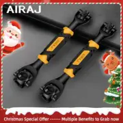 8-in-1 Wrench Anti-Slip Rubber Handle Chrome Vanadium Steel Multifunction