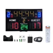 Portable Indoor Basketball Scoreboard Electronic Scoreboard for Indoor