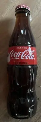 Coca-Cola 8 oz Commemorative Full Bottle 2013 Santa