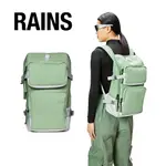 丹麥RAINS｜TRAIL CARGO BACKPACK W3 織帶防水後背包 - HAZE 迷霧綠｜全場下殺↘滿額再享折扣