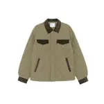 [Maison Labiche] Maison Labiche Quilted Corduroy-trimmed Jacket S GREEN