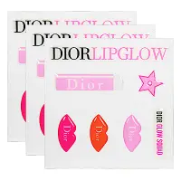 在飛比找Yahoo奇摩購物中心優惠-Dior 迪奧 LIPGLOW超癮誘粉漾潤唇膏立體貼紙*3