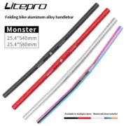 2024 New Litepro Folding Bike Bicycle Full Straight Handlebar 25.4x540 580mm Car
