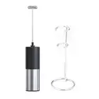 ABS & Stainless Steel Mini Wireless Electric Milk Frother Handheld Tool e