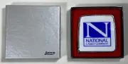 Vintage NOS Lufkin NATIONAL CASKET CO. Advertising 8 Foot Tape Measure in Box