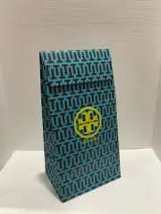 Tory Burch Blue Geometric Gift Bag 13x7