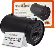 VoiceBooster Voice Amplifier & Mp3 Player & FM Radio 25watts Black MR-AK38 (Aker) by TK Products,Portable, for Teachers, Coaches, Tour Guides, Presentations, Costumes, Etc.