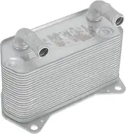 X AUTOHAUX Engine Oil Cooler for Audi TT 2010-2014 Transmission Oil Cooler Trans Cooler No.02E409061C Aluminum Alloy Silver Tone 1 Pcs