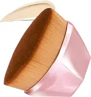 [Daubigny] Foundation Brush, Perfect Makeup Brush for Face Blush Liquid Powder Foundation Brush for Blending Liquid, Cream or Flawless Powder Cosmetics with Protective Case (Rose Golden)
