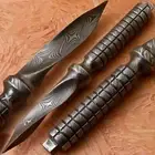 10" RARE CUSTOM HANDMADE DAMASCUS STEEL KRIS BLADE DAGGER KNIFE | 10" RARE CUST