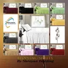 Glamorous Flat Sheet+2 Pillow Case Stripes -Single/Double/Queen/King/Super King