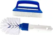 KITANDOVE 2pcs Pool Cleaning Brush Durable Sponge Scrubber for Pool Maintenance Water Resistant Easy to Clean