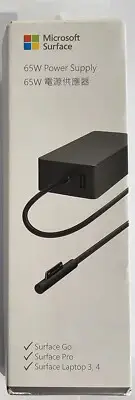 Microsoft Surface 65w Power Supply Surface Go Pro Laptop Q4Q-00011 1706 Genuine