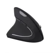 Left Handed Wireless 2.4G Usb Ergonomic Vertical Mouse Black Mice Trackballs & Touchpads