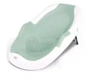 Bathing Support Seat, Green Rubber Mesh, Baby Bath Support 1 Pack