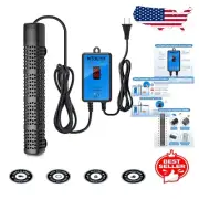 Upgraded 500W Fish Tank Heater with Sensitive Temperature Control & LED Display