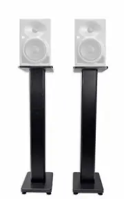 (2) Rockville 36” Studio Monitor Speaker Stands For Neumann KH 120 Monitors