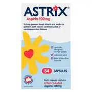 Astrix Low Dose Aspirin 84 Capsules
