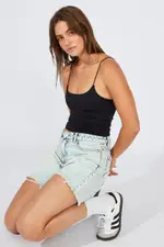 Black Singlet Top Round Neck Supersoft - Size XL, Women's Singlet