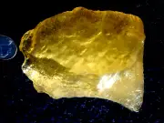 Libyan Desert Glass Meteorite Tektite impact specimen( 1190 ct)Dimples Gem A+