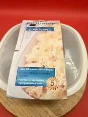 Nordic Ware Microwave Popcorn Popper / Serving Bowl 12 Cup Capacity NOS