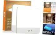 Motion Sensor Ceiling Light Fixture, Cordless Closet Light Battery Operated,