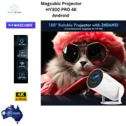Magcubic Android Projector Dual Wifi6 Hy300 260ansi Allwinner H713 Home Cinema