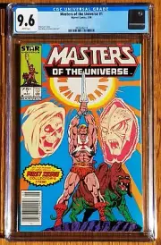 Masters of the Universe #1 1st Orko Marvel Star 1986 CGC 9.6 Newsstand White