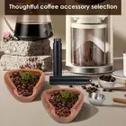 Coffee Dosing Cup Set with Espresso Coffee Spritzer and Spoon Wood Coffee gulze