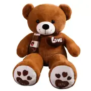 NNECN Huge 100cm Brown Giant Teddy Bear Toys Stuffed Animals Soft Plush Cotton S