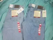 Cabelas Rough Neck Stonewash Blue Jeans Mens 34x29 Traditional Fit