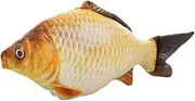 Bed Pillows Decorative Fish Plush Toy, 3D Fish Cushion Pillow Plush Carp Stuffed Toy, Washable Throw Pillow with Zipper, Fake Fish Stuffed Animal Toy (40cm) Plush Pillows