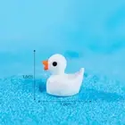 30/50Pc Mini Resin Yellow Duck Miniature Figures Micro Fairy Garden Landscape Do