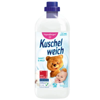 Cozy Soft Fabric Softener Soft And Mild for 38 Laundry Loads 1000ml