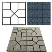 Garden Path Maker Mold Plastic Diy Garden Mold Manually Paving Cement Brick