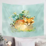 Art Painting Fox Tapestry