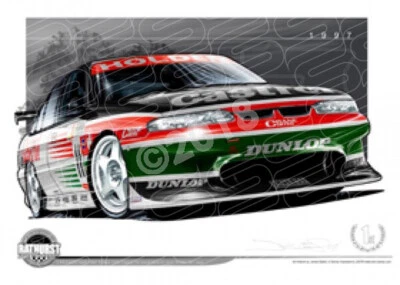 Bathurst Legends 1997 HOLDEN VS COMMODORE LARRY PERKINS / RUSSEL INGALL A3 FRAME