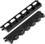 Fishing Rod Holder, Wall Mounted Fishing Rod Rack for 6 Thin Fishing Rods Wall Mounted Fishing Pole Storage Rack Stand Holder, Fishing Pole Holder for Garage
