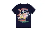 SpongeBob SquarePants Childrens/Kids Krabby Christmas T-Shirt (Navy) - UTNS7888