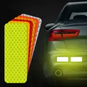 10Pcs Colorful Car Bumper Reflective Stickers Secure Reflective Warning Strip