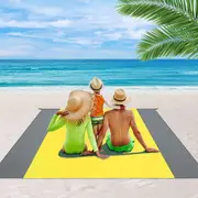 200*210cm Beach Blanket Sandproof Beach Mat Waterproof Quick Drying Outdoor Picnic Mat for Travel Camping Hiking,Blue